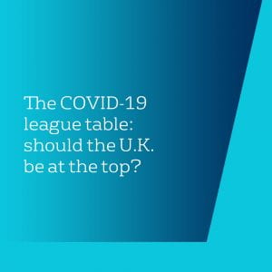 The COVID-19 league table: should the UK be at the top?